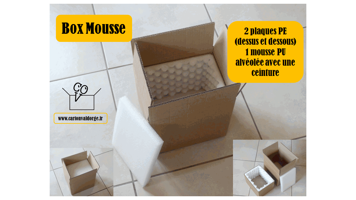 Box Mousse Protection 6 faces  