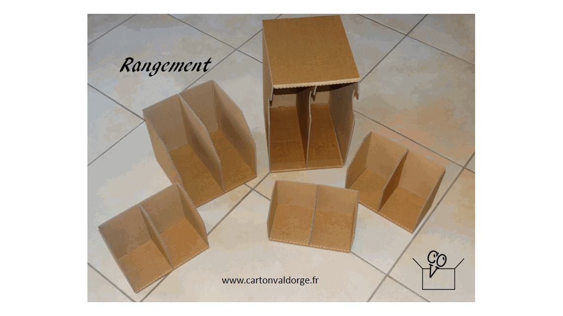 Rangement en carton - Optimisation de votre préparation de commande  